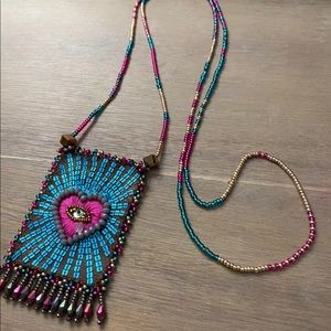 Olivia Dar beaded crystal necklace